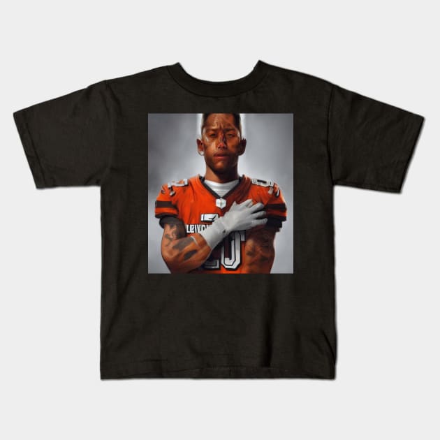 Cleveland Browns Kids T-Shirt by SouShp